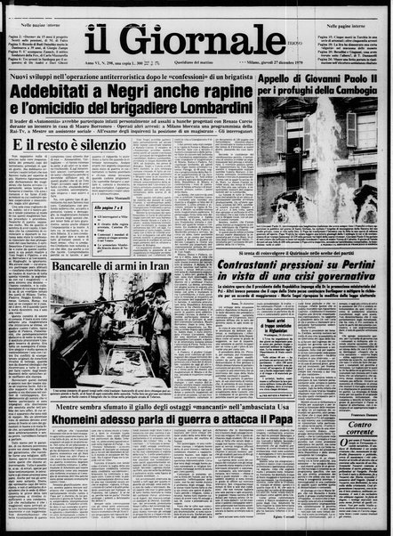 Il giornale nuovo : quotidiano del mattino